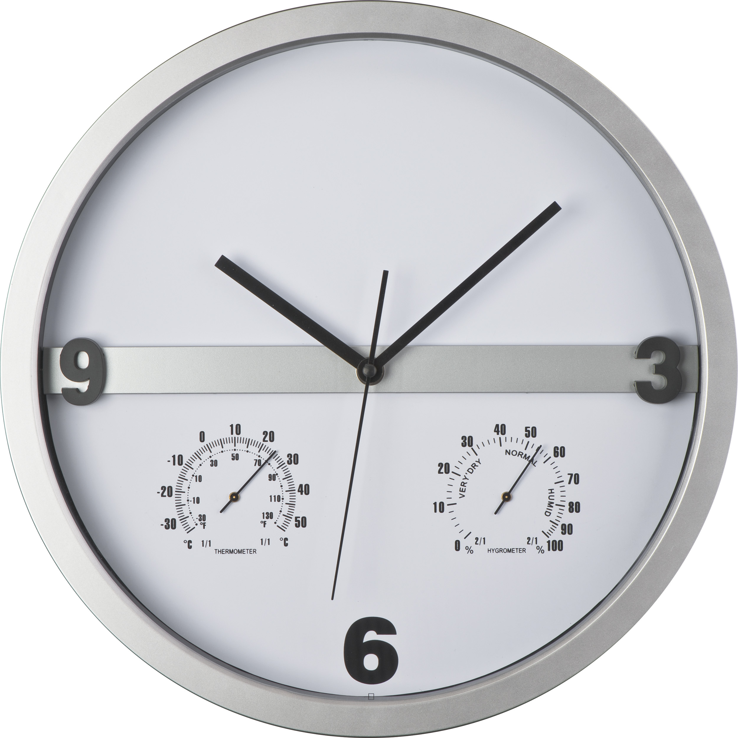 Horloge Murale Demi-Écran Personnalisable (35 cm)- Le Touvet
