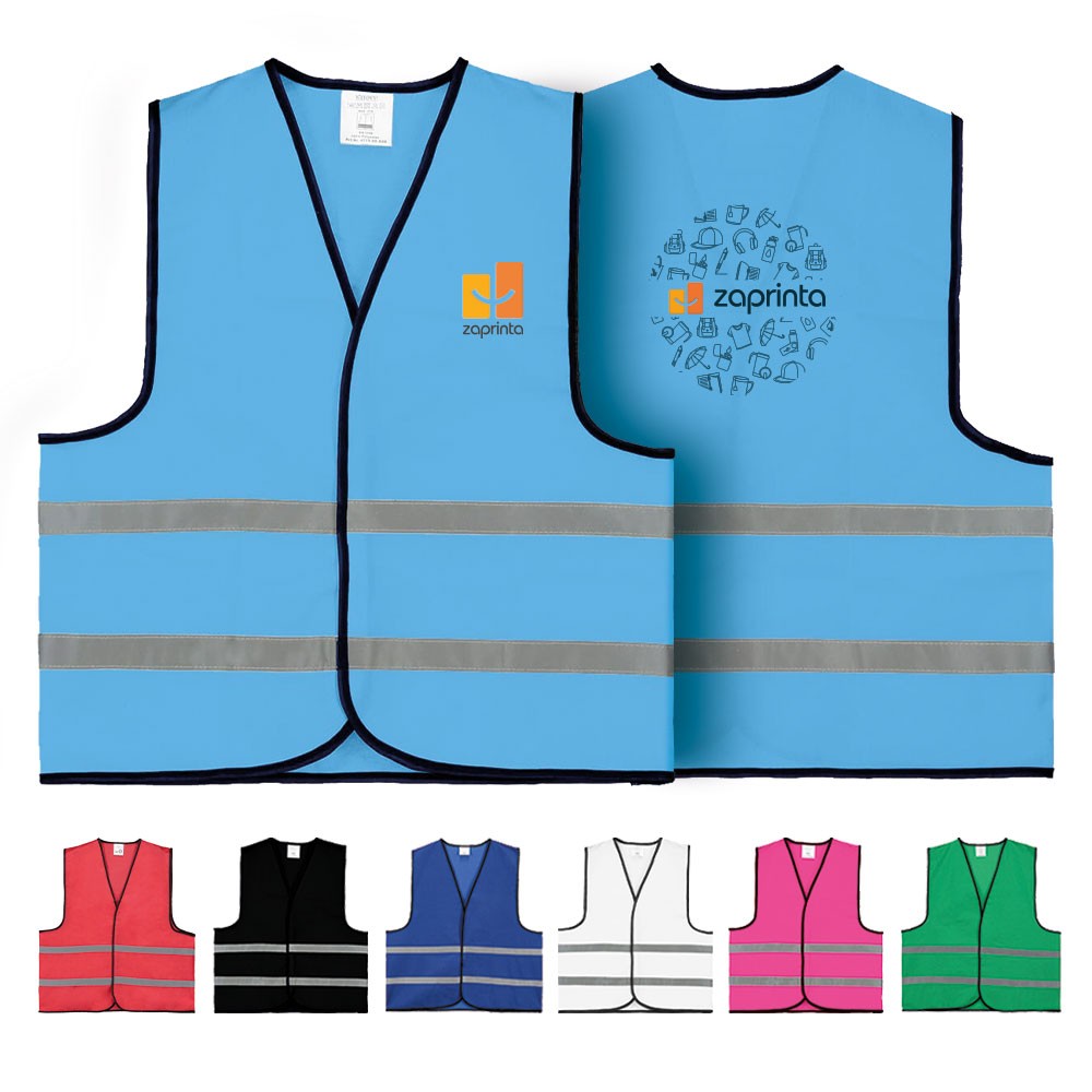 Gilets de promo réfléchissants colorés - Chambord