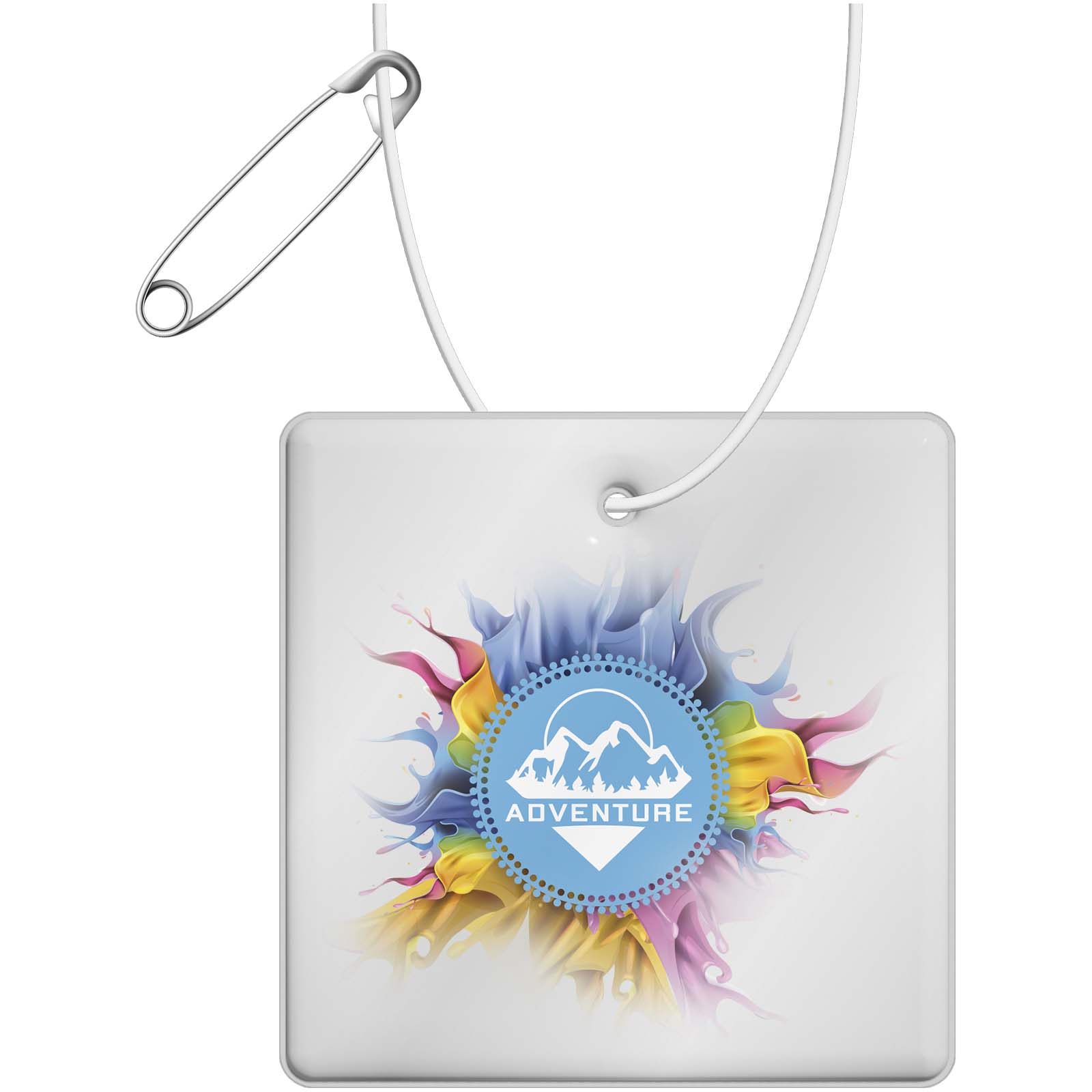 Reflektierender Sicherheitsanhänger - Neukalen bedrucken mit Logo