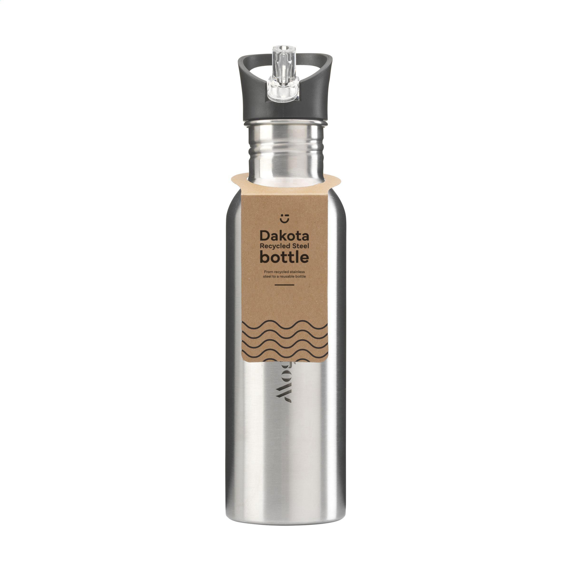 Bouteille en acier recyclé Dakota RCS 750 ml