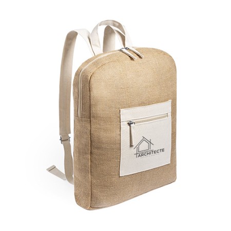 Sac à dos en jute - Passy-sur-Seine