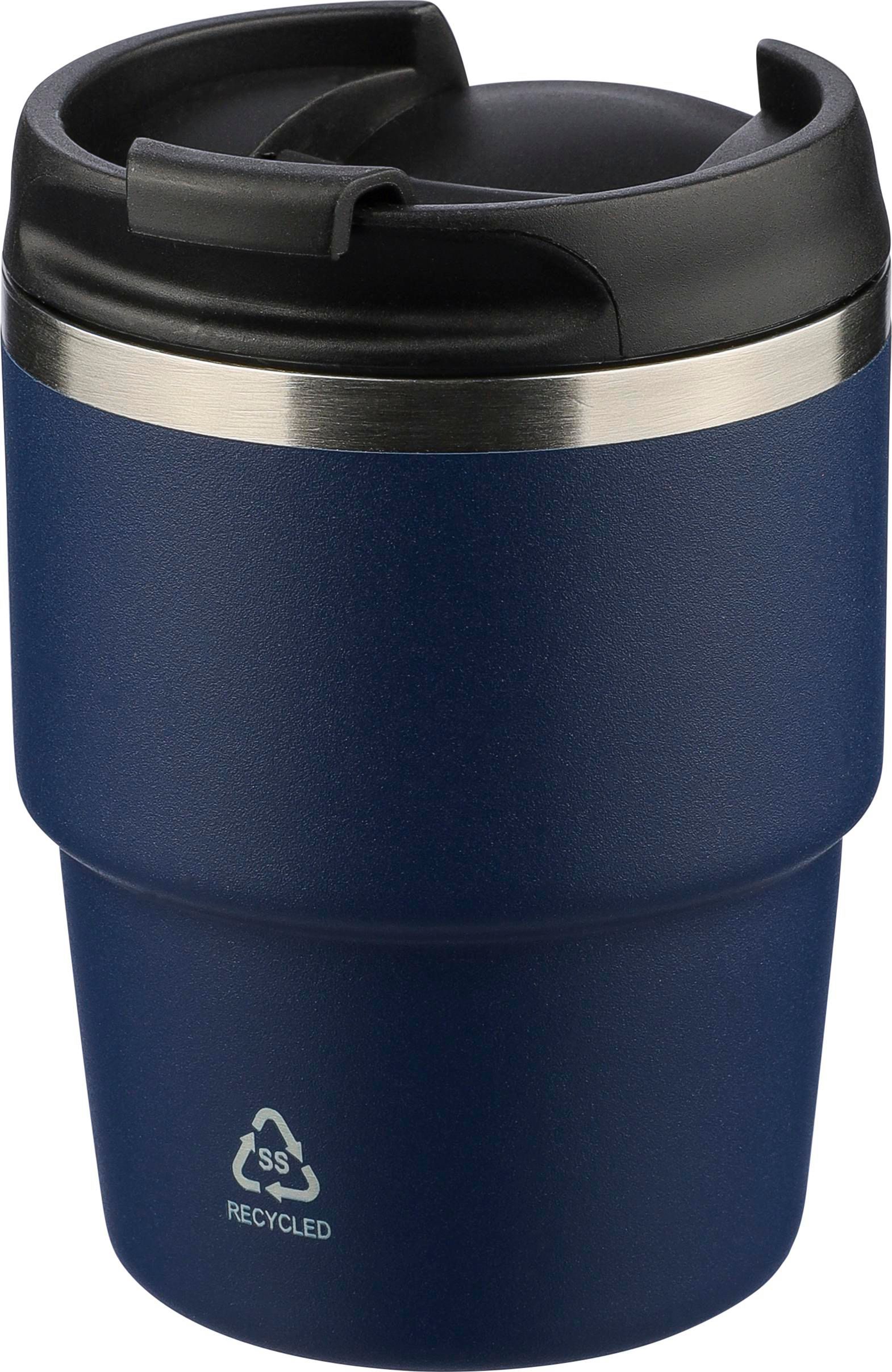 Tasse à vide isolée double paroi en acier inoxydable recyclé - Hanvoile imprimé avec logo