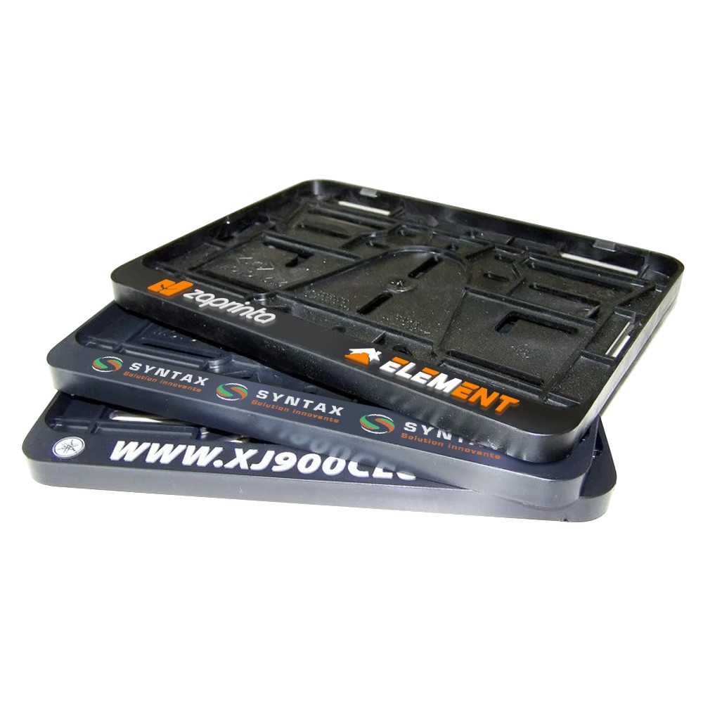 Support de plaque d'immatriculation personnalisé pour moto (impression en relief) - CAR10
