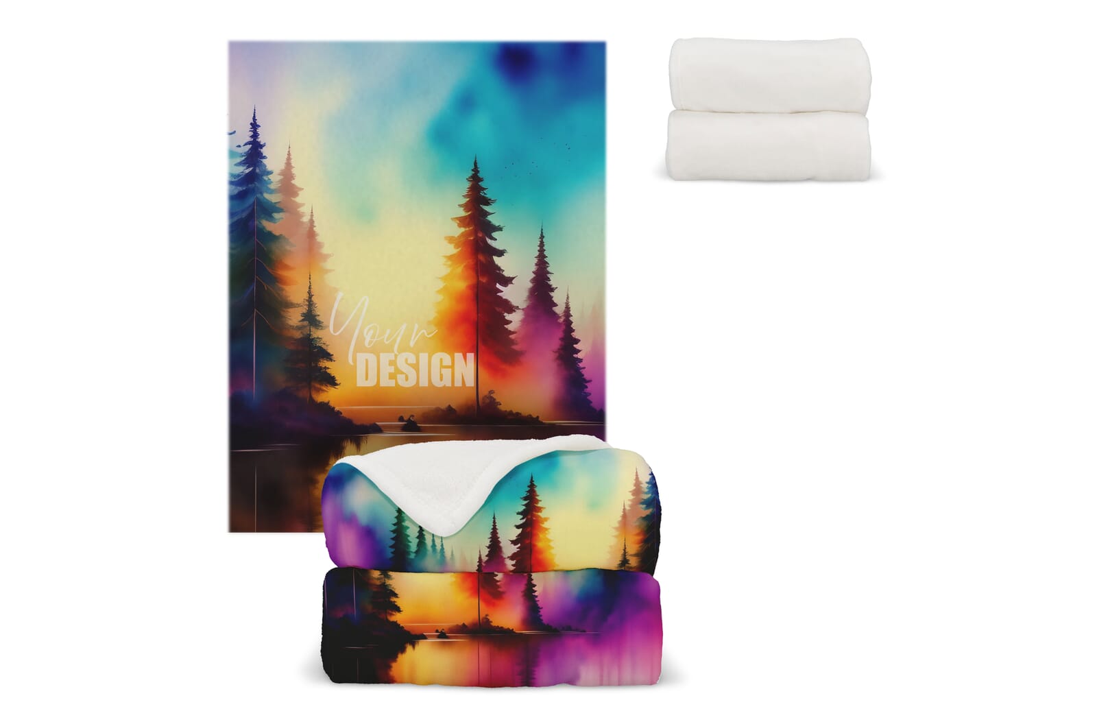 Korallenfleece-Decke Sublimation - Luckenwalde