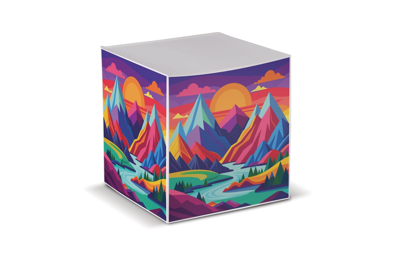 Bloc cube 10x10x10cm FSC - Mantoche