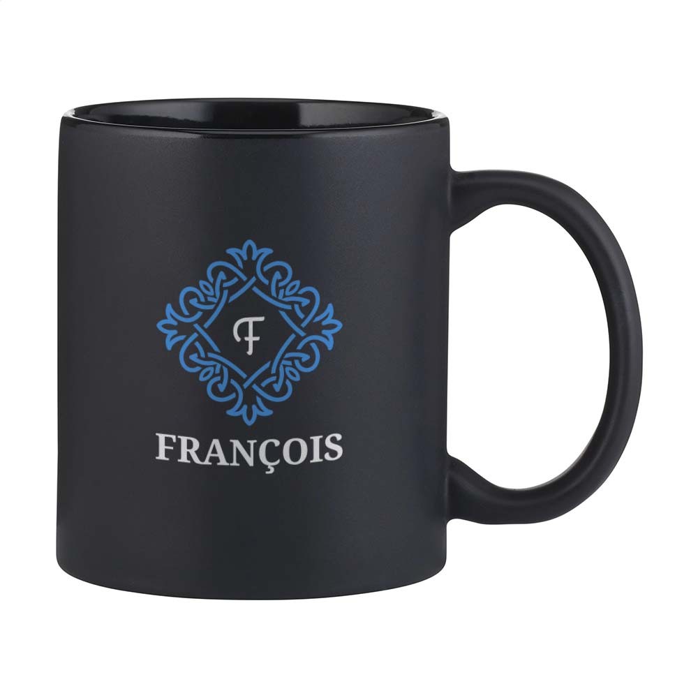 Mug en céramique diamant noir 350ml - La Roche-Chalais