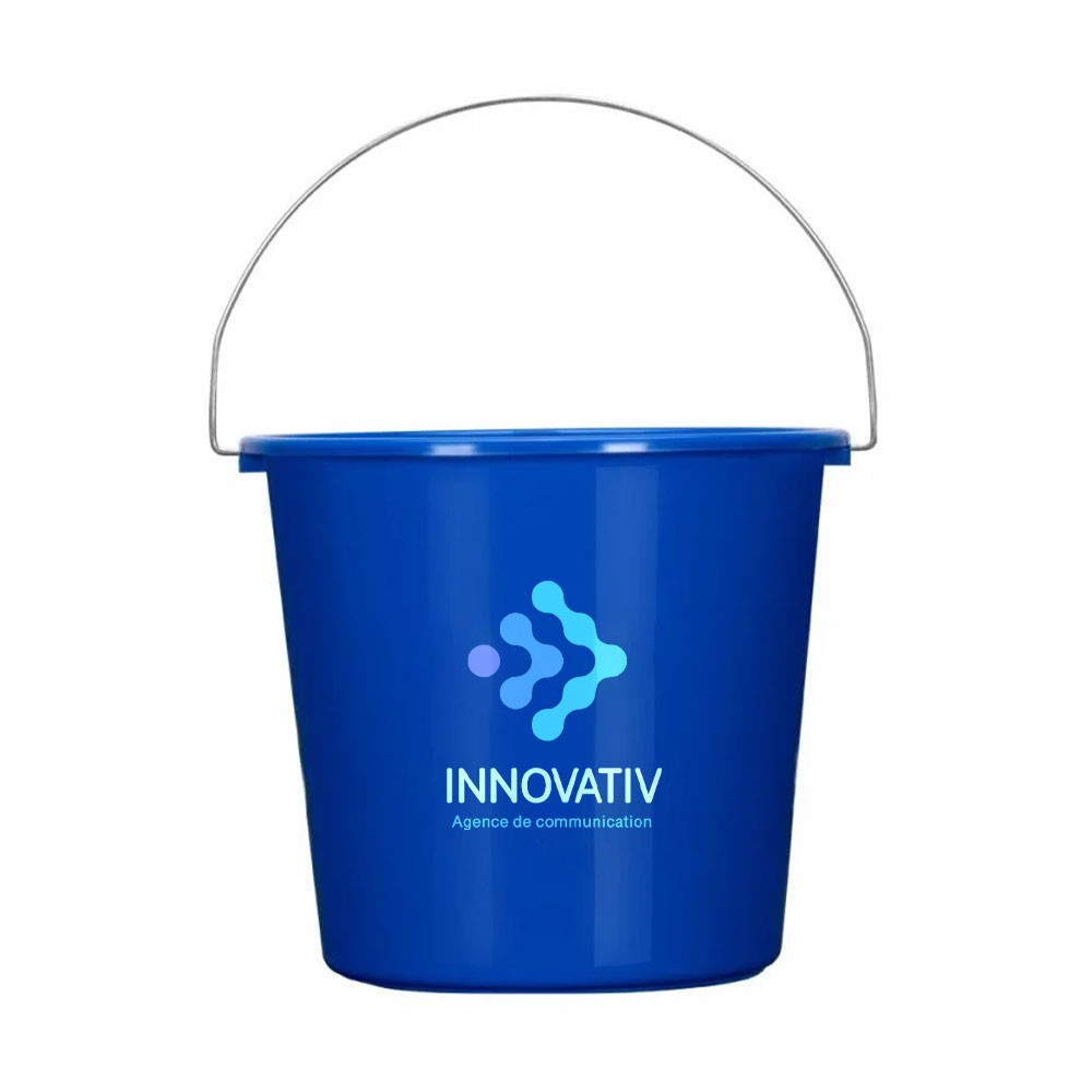 Seau Économique Polyvalent 10L - Xamontarupt imprimé avec logo