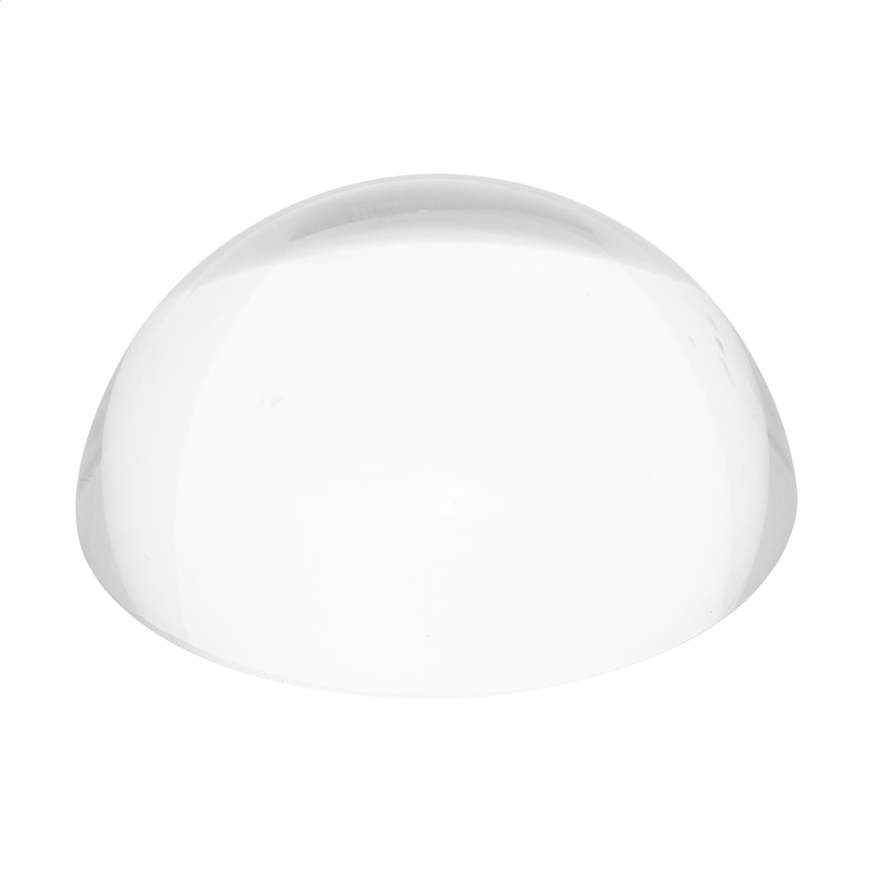 Presse-papier loupe Hemisphere personnalisé en verre, coffret cadeau