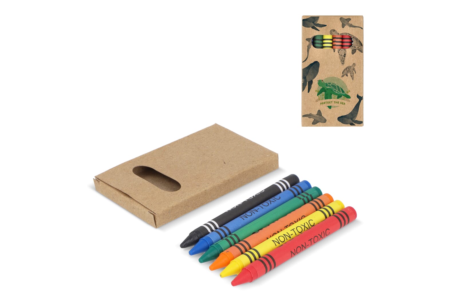 Boîte de Crayons de Cire Créatifs - Moltifao