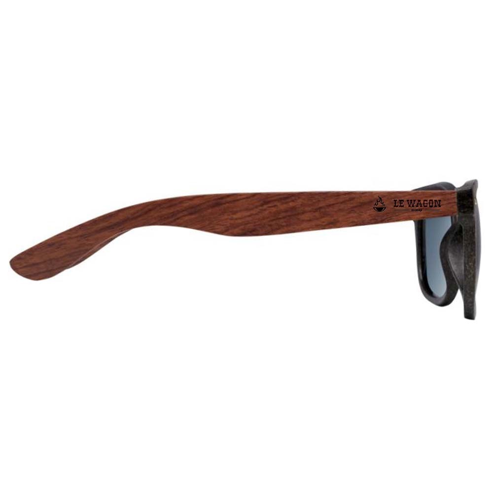 Lunettes de soleil Café Rétro - Chézy-sur-Marne imprimé avec logo