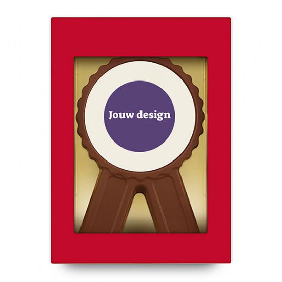 Médaille en chocolat personnalisée