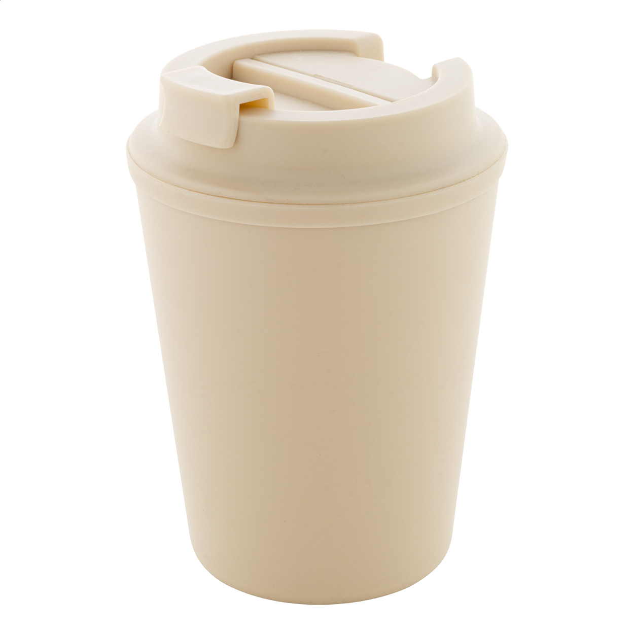 Mug isotherme Cappulu personnalisé en PP recyclé, 300 ml