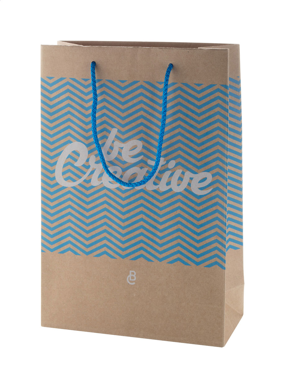 Sac à provisions personnalisé en papier Coloré - Anthelupt