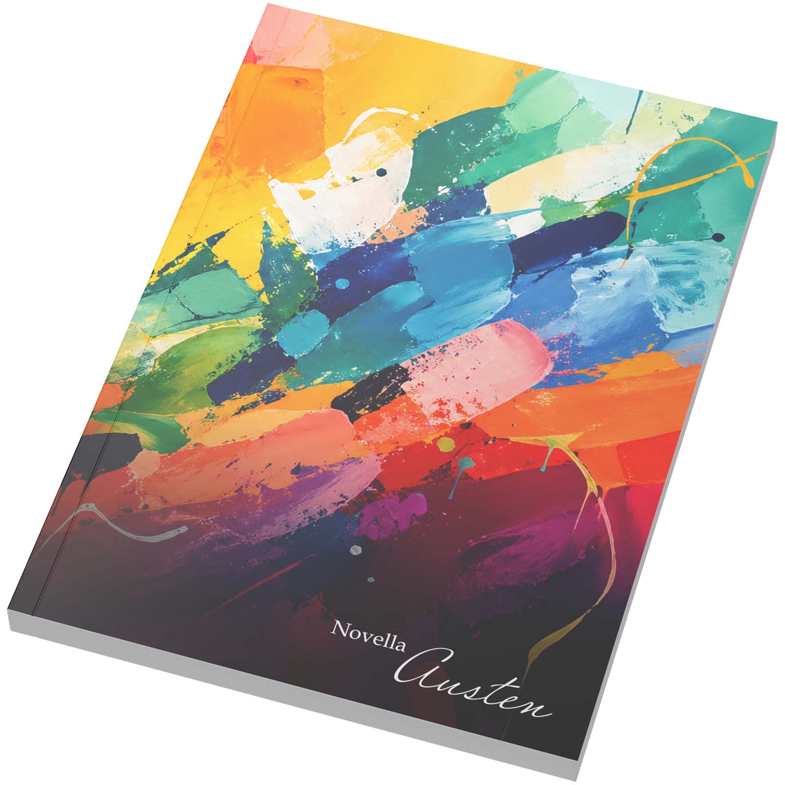 Carnet A5 Novella Austen personnalisé, couverture souple, 100 feuilles