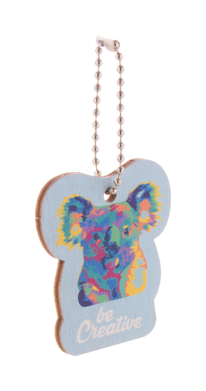 Porte-clés Personnalisé en Bois Artisanal - Saint-Hilarion