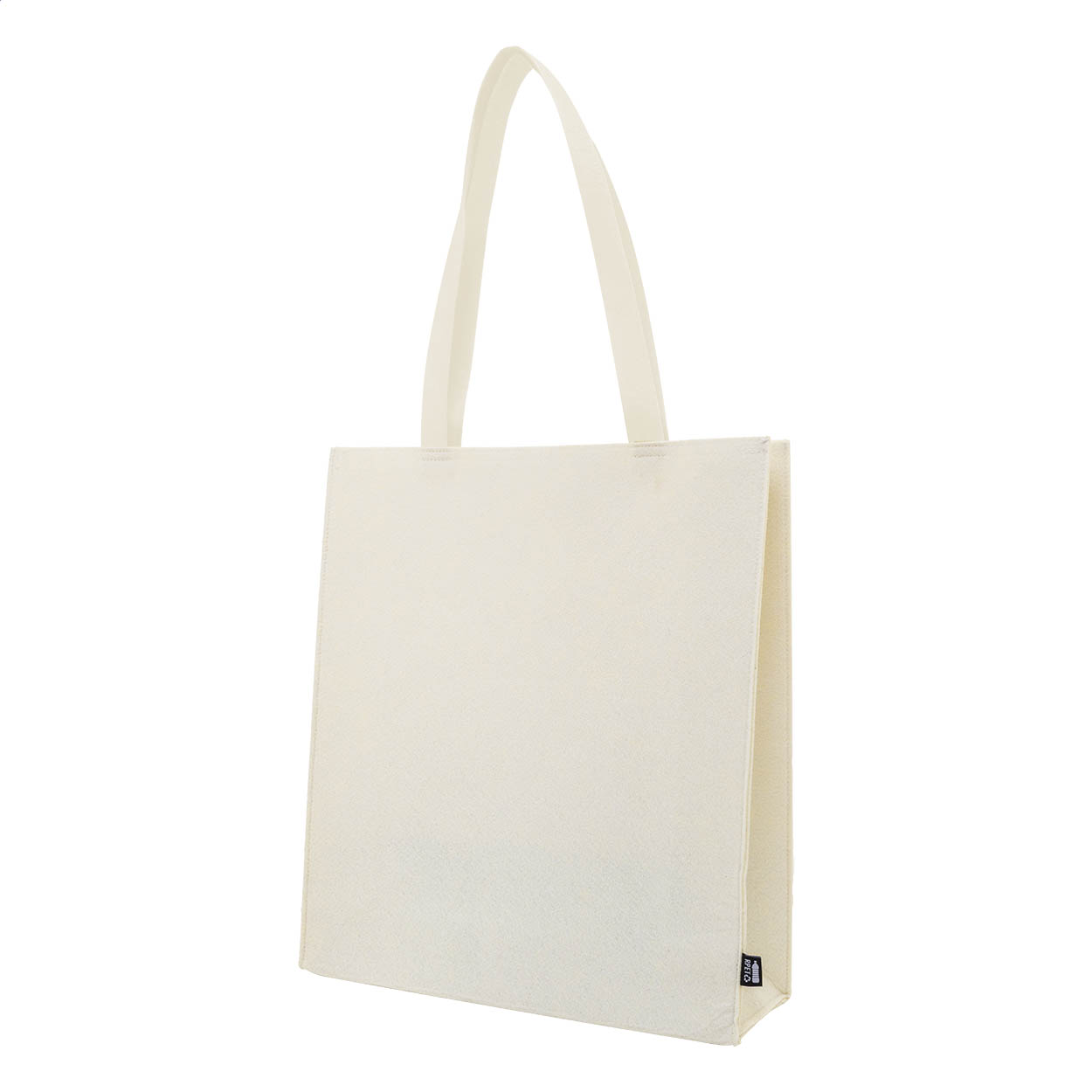 Sac shopping Refelt Shop Plus personnalisé en feutre RPET avec soufflet