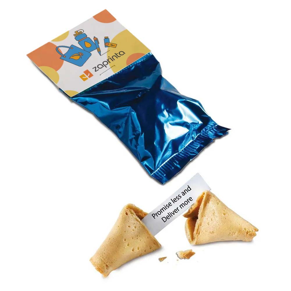 Fortune cookie personnalisé avec carton