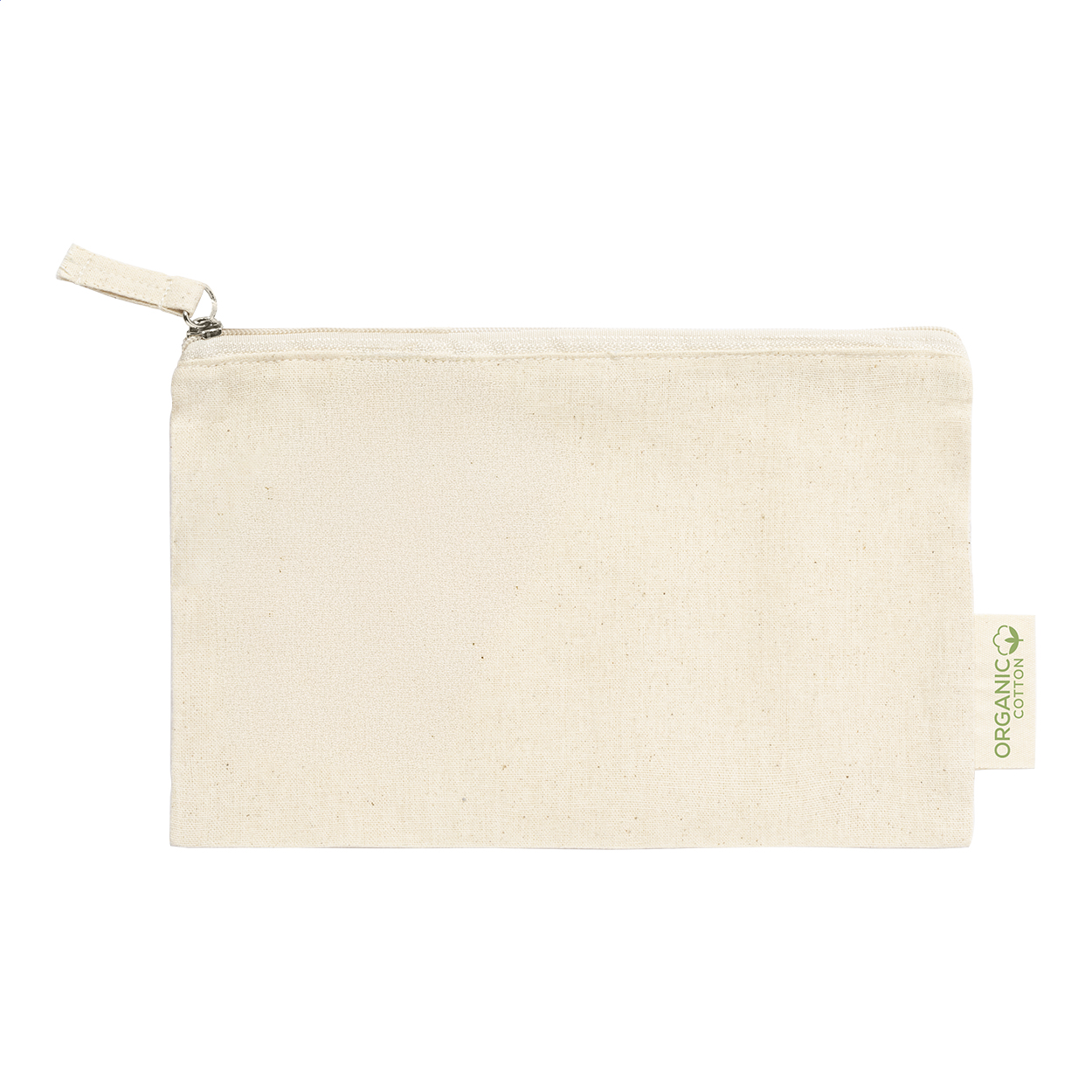 Trousse de toilette Flora personnalisée en coton bio 180 g/m² avec logo