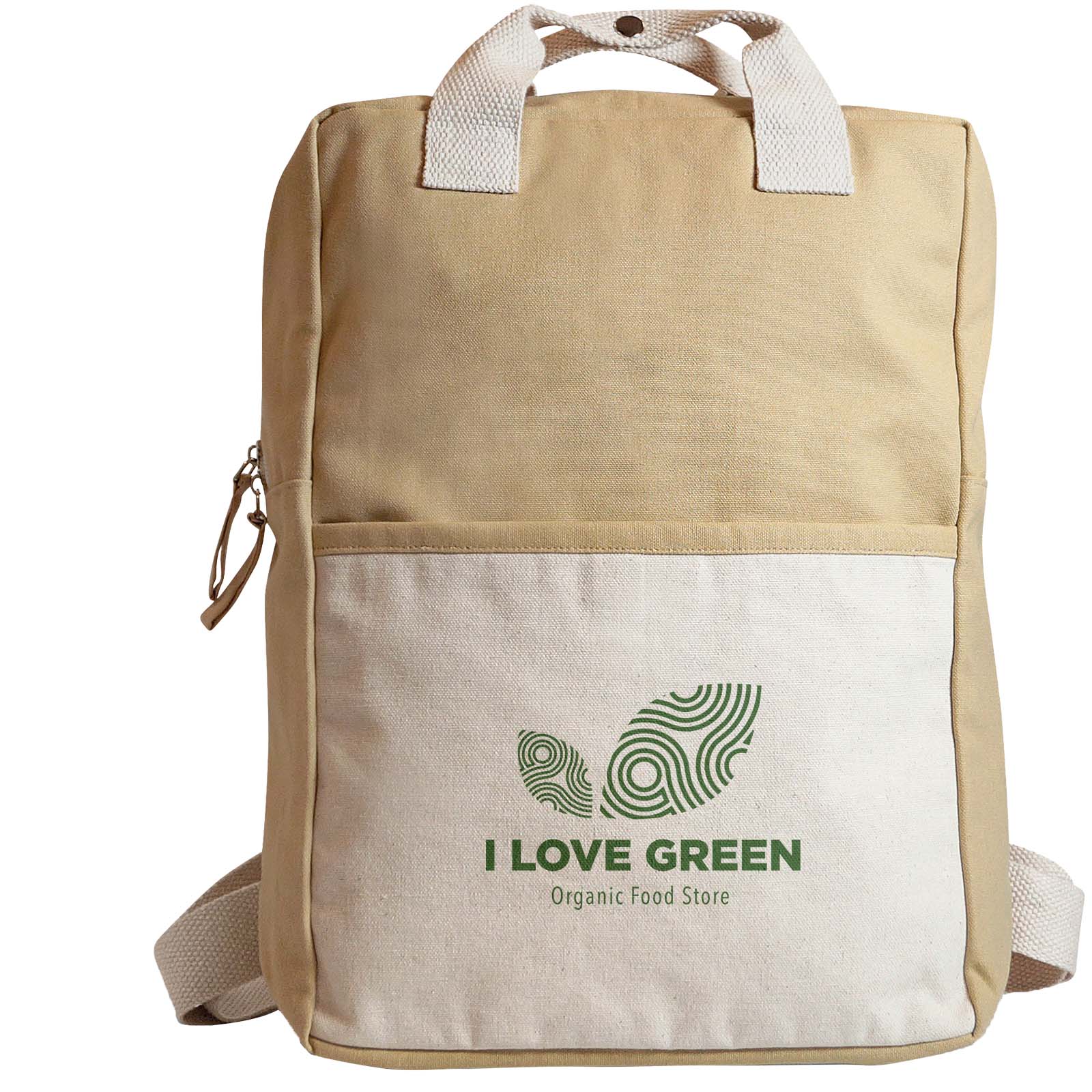Natur Rucksack - Markneukirchen bedrucken mit Logo