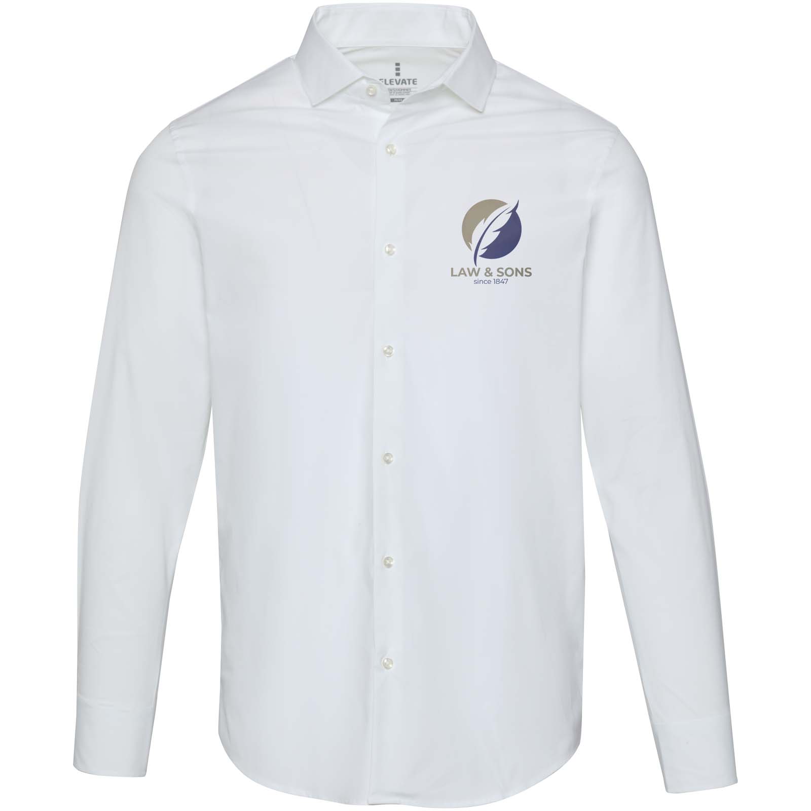 Chemise pour homme Élégance Confort - Saint-Honoré-les-Bains imprimé avec logo