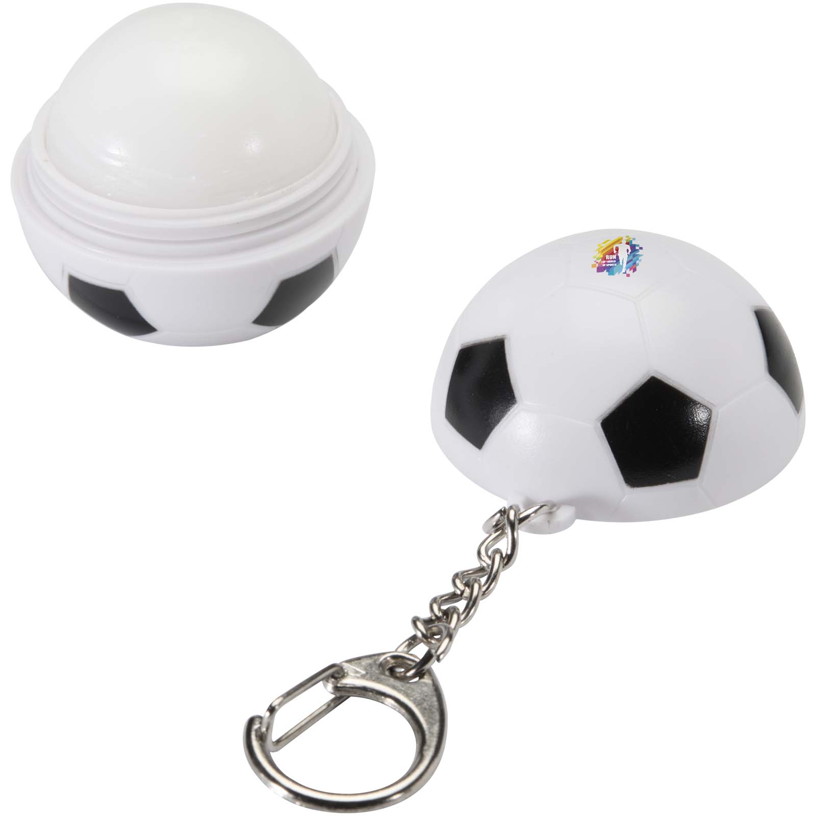 Baume à lèvres vanille en forme de ballon - Calmont imprimé avec logo