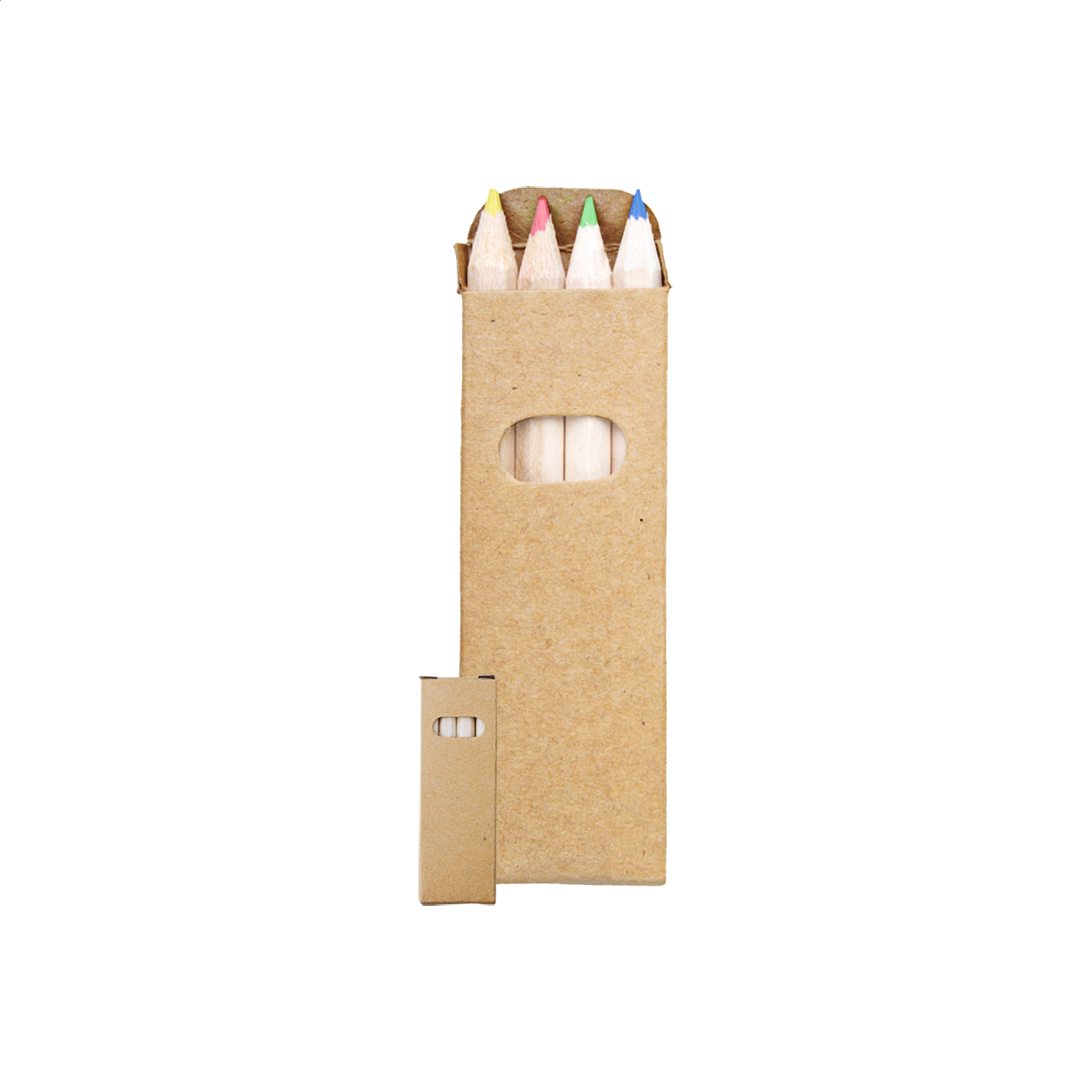 Ensemble de Crayons Arc-en-ciel - Dinsheim-sur-Bruche imprimé avec logo