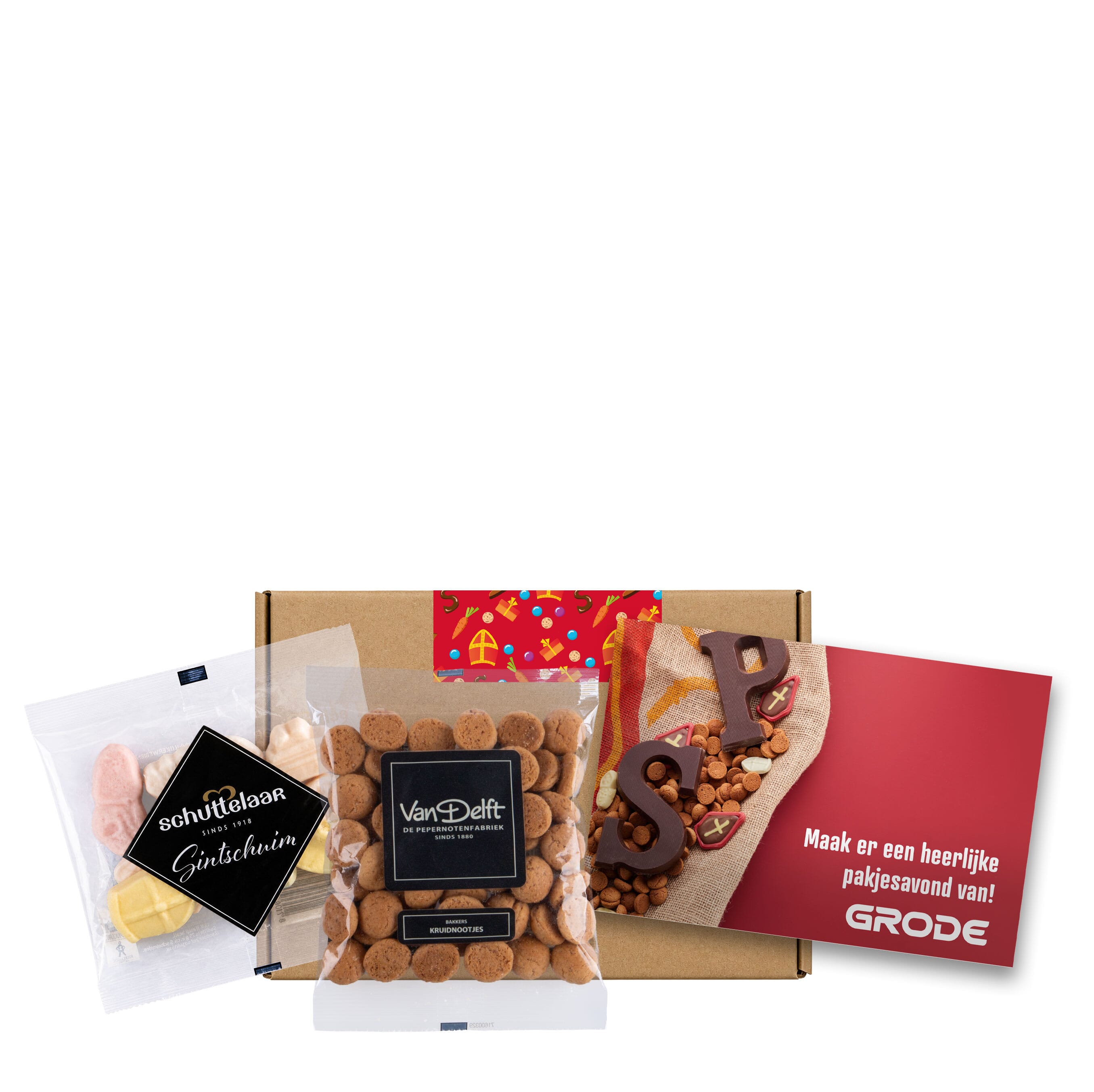 Festliche Sinterklaas Überraschungsbox - Potsdam bedrucken mit Logo