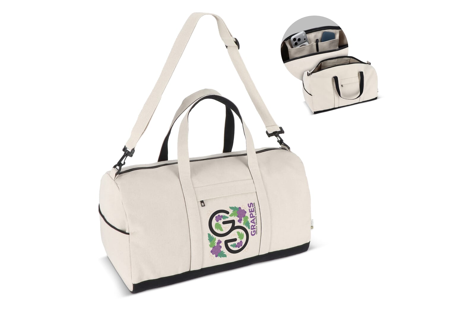 Wiederverwendbare Canvas Sport- und Reisetasche - Varel