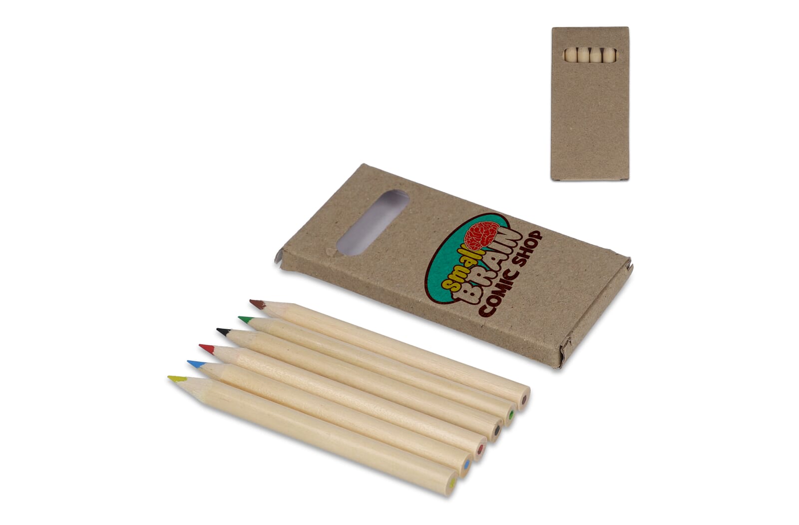 Coffret de 6 Crayons de Couleur Écologiques - Capelle-lès-Hesdin