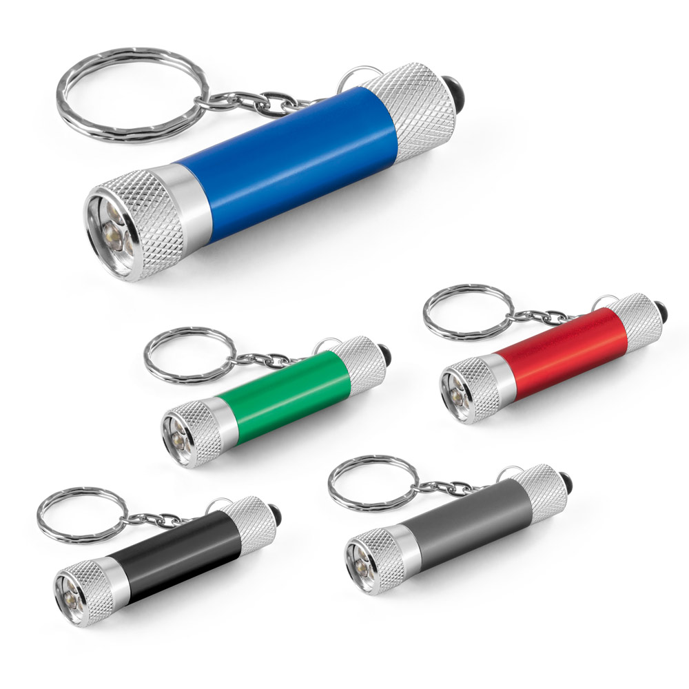 Porte-clés en aluminium LED -