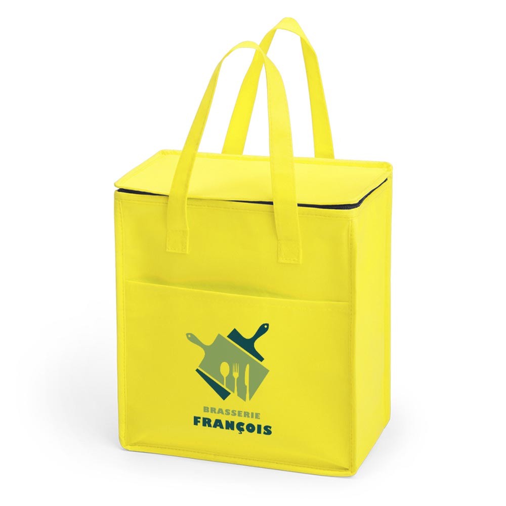 Sac isotherme personnalisable avec poche ventrale - Laeticia