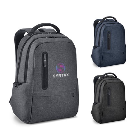 Sac à dos pour ordinateur portable en nylon bicolore imperméable - Bourron-Marlotte
