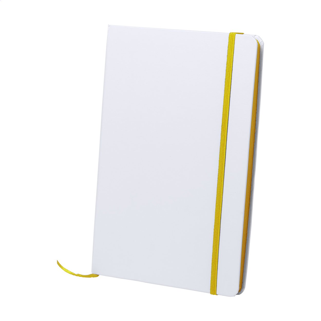 Carnet A5 Pendula personnalisé, 100 pages blanches, élastique coloré imprimé avec logo