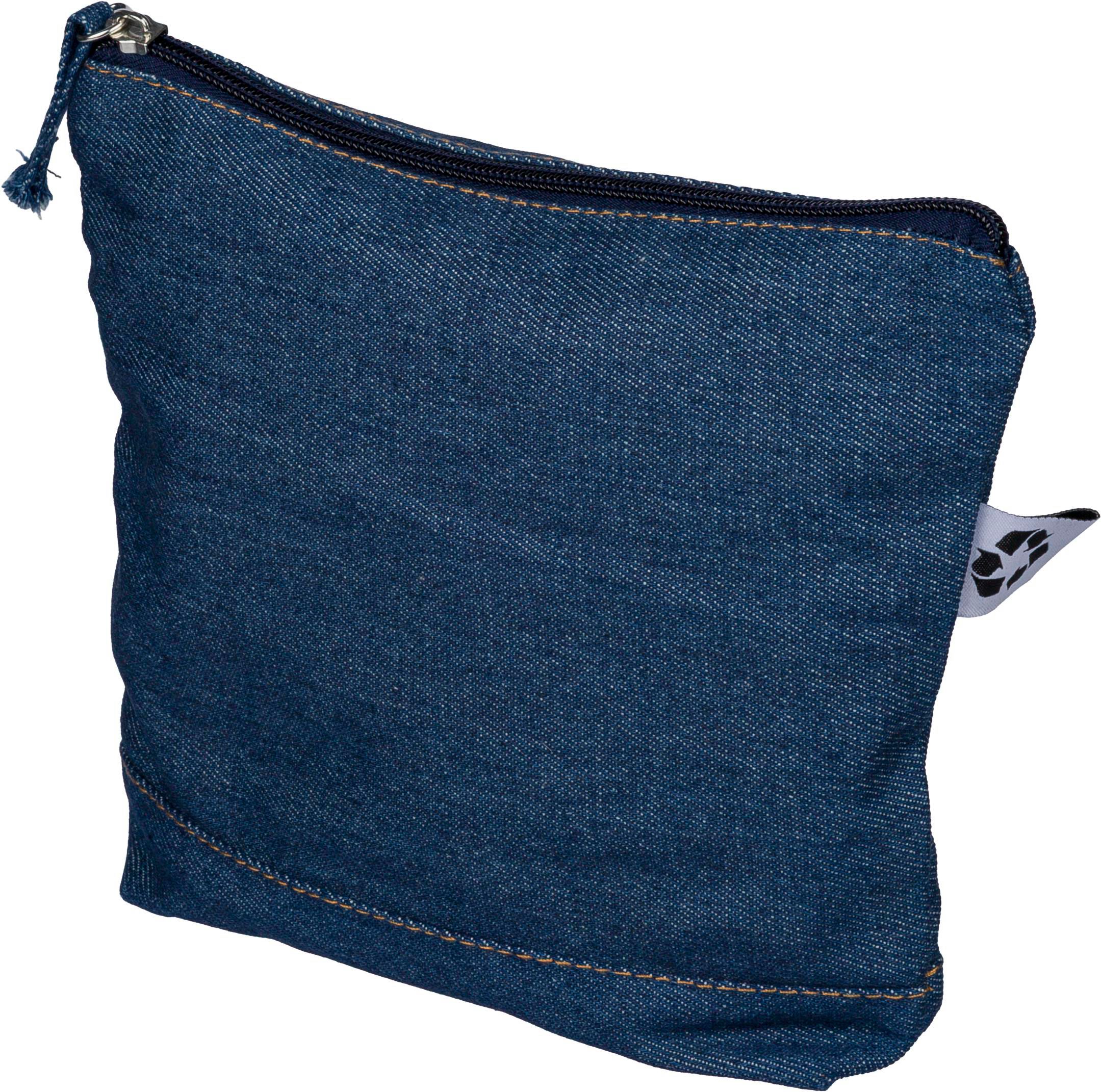 Sac cosmétique en denim recyclé Bleu Écologique - Gourbit