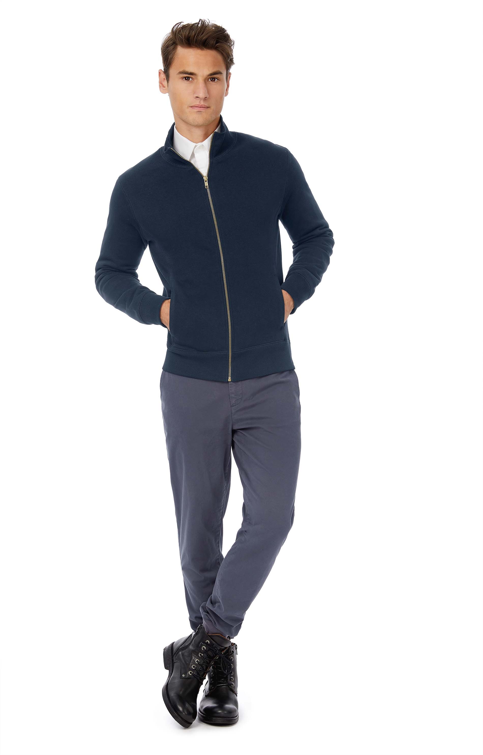 Pull à Col Haut en Coton Peigné Polyester - La Chaume