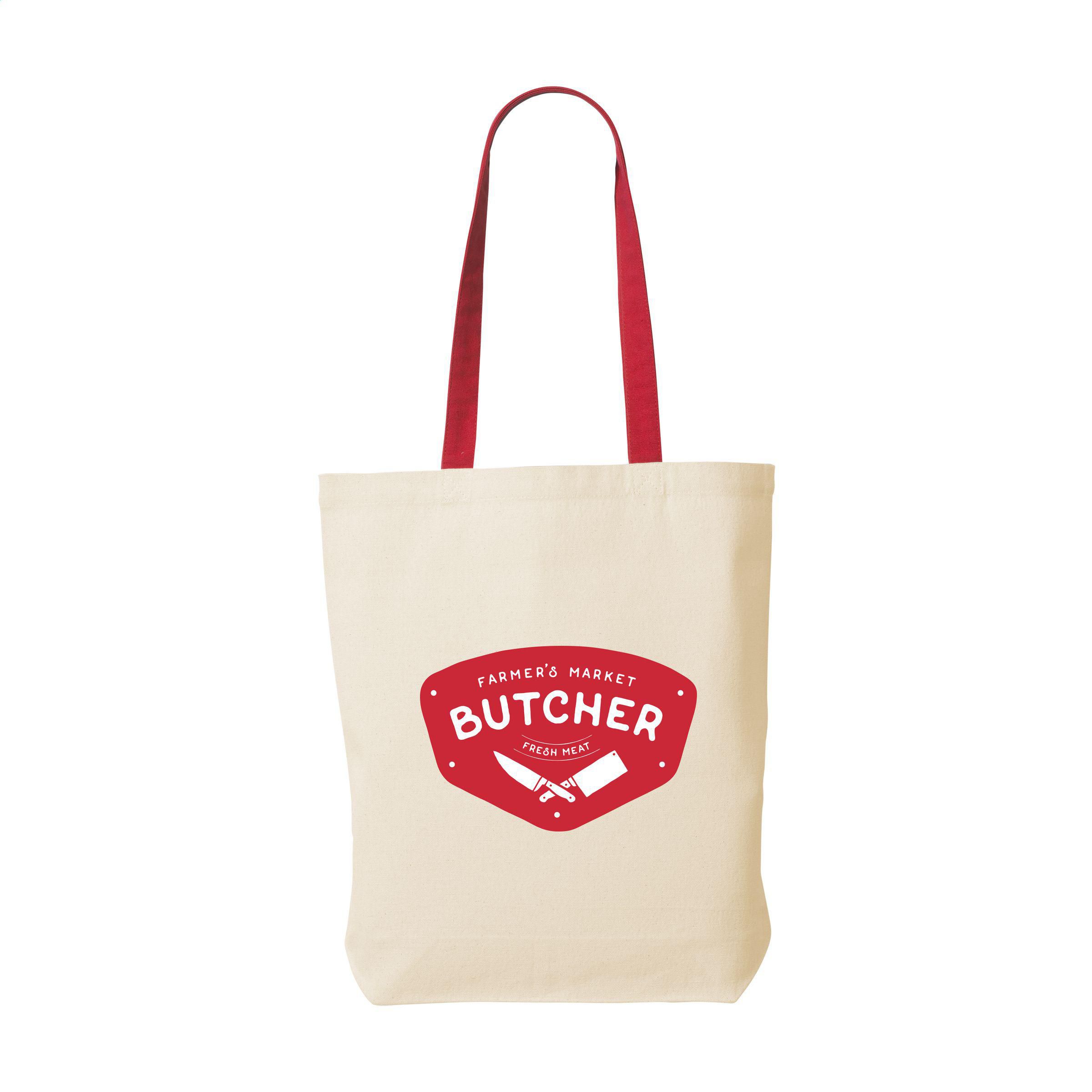 Sac à provisions de couleur en toile - Bihucourt imprimé avec logo