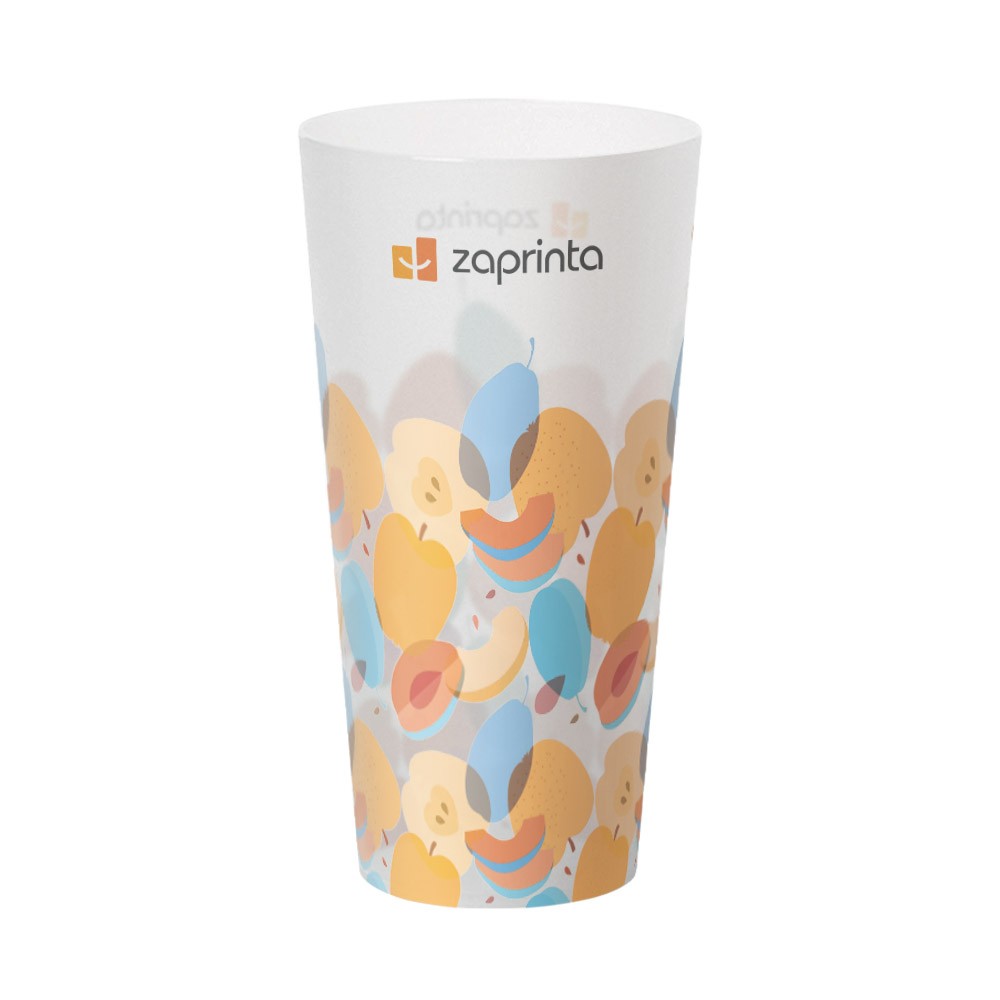 Personalisierter Becher 400ml transluzent - Pittsburgh bedrucken mit Logo