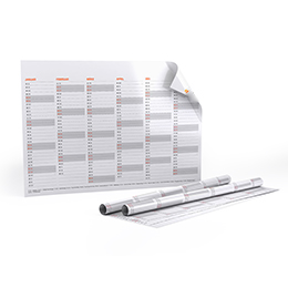 Planificateurs annuels (impression recto verso) - mini (5,5 x 8,5 cm)