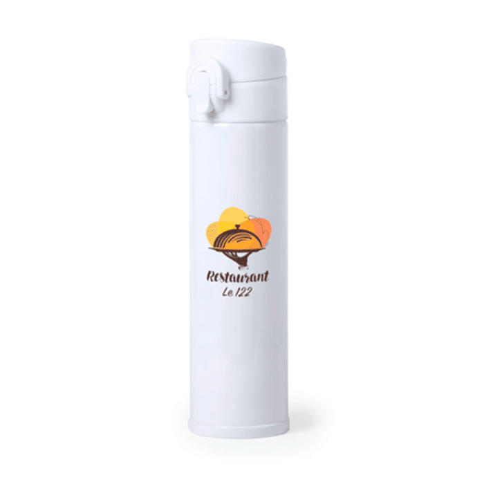 Thermos personnalisé inox 330ml - spécial sublimation - Agen