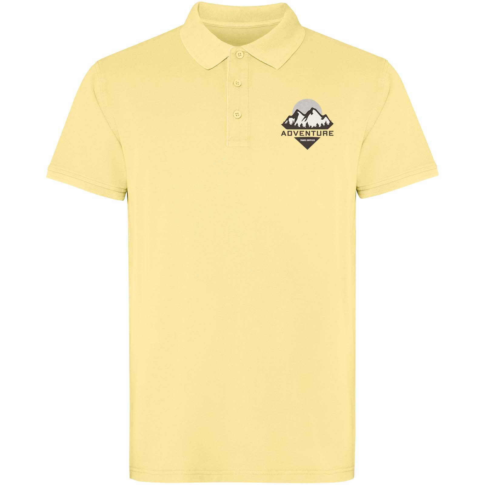 Polo unisexe délavé 200 g/m² - Blanquefort-sur-Briolance imprimé avec logo