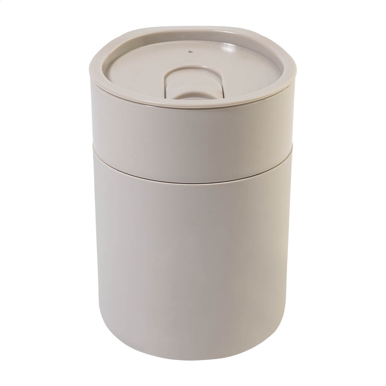 Sipicon PP-Reisebecher 350 ml mit Silikonmantel und PS-Deckel, Logo
