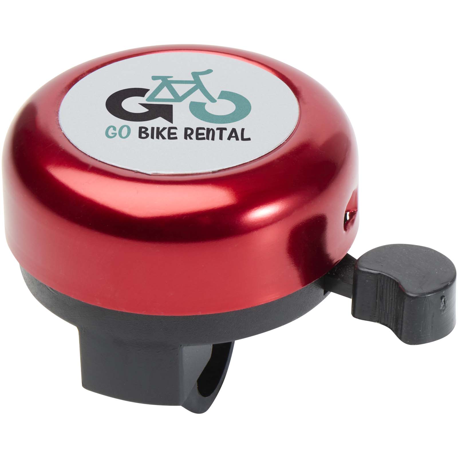 Robuster Fahrradklingel - Wahlstedt bedruckt als Werbeartikel Robuster Fahrradklingel - Wahlstedt bedrucken mit Logo