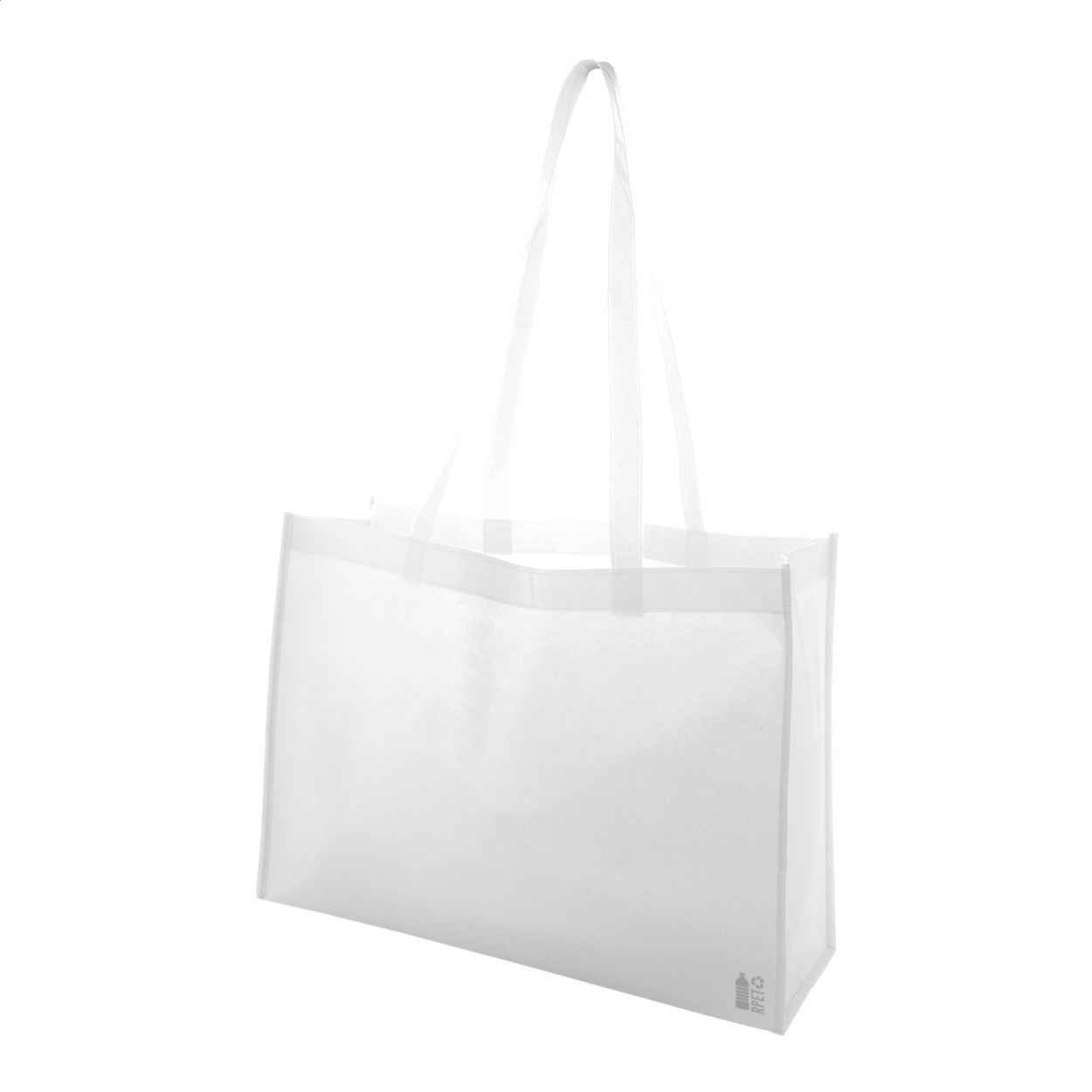 Sac de course RPET Éco-Chic - Plainoiseau imprimé avec logo