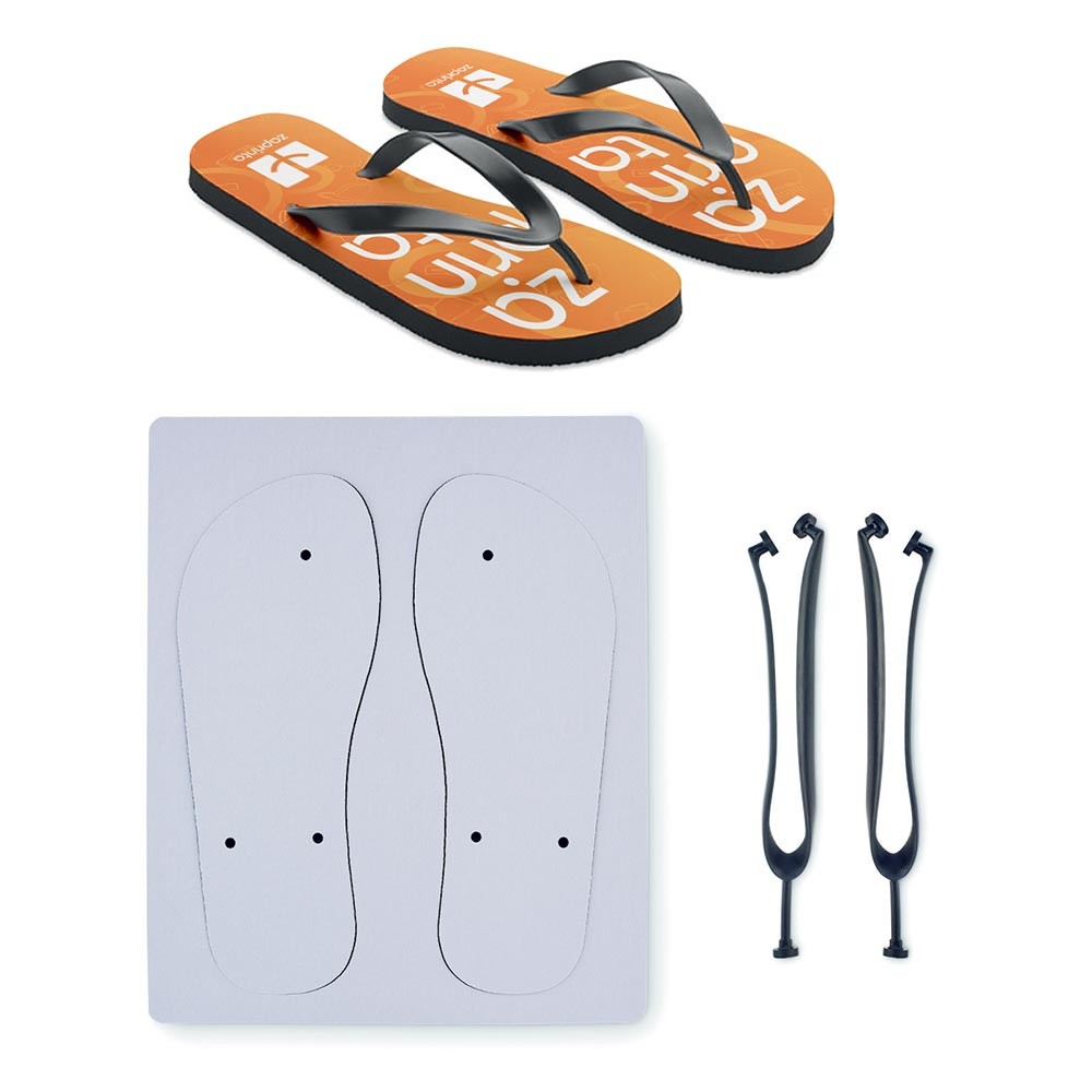 Tongs de Plage en PVC à Sublimation Imprimée -