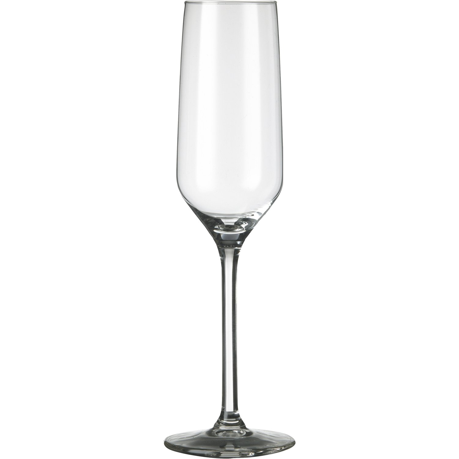 Royal Leerdam Sektglas Carré 22 cl mit Logo, 6er-Set