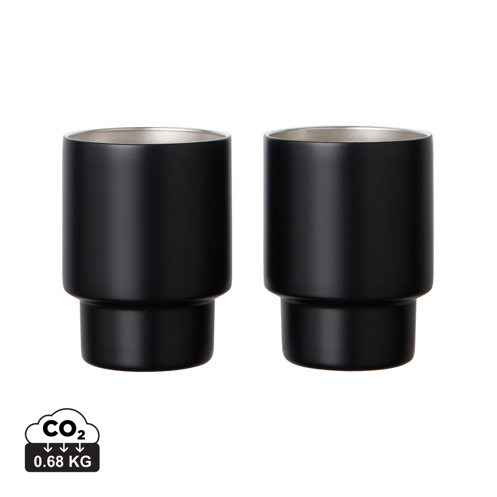 Nagano Becher-Set aus recyceltem Edelstahl - Boizenburg/Elbe