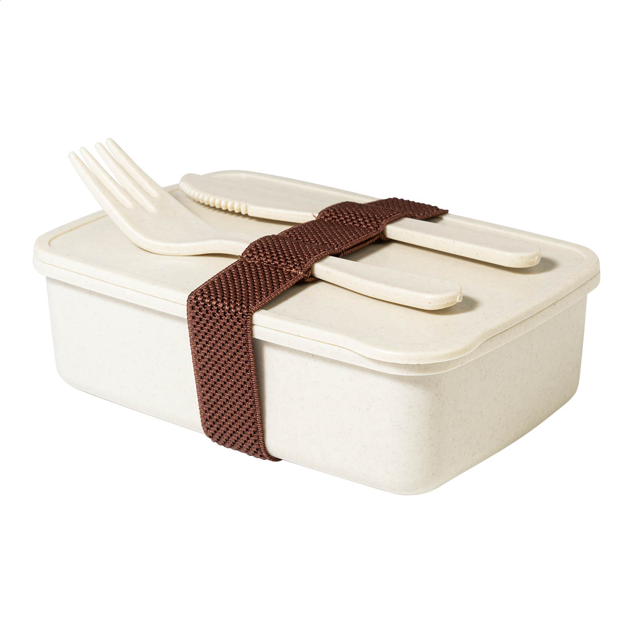 Lunch box Adobo personnalisée en PP 700 ml avec couverts
