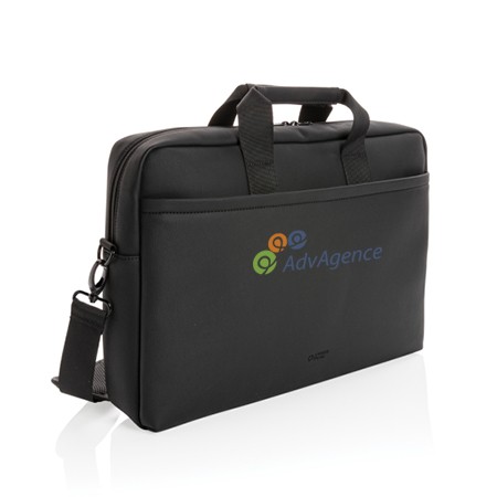 Personalisierte Computertasche aus veganem Leder - Justin