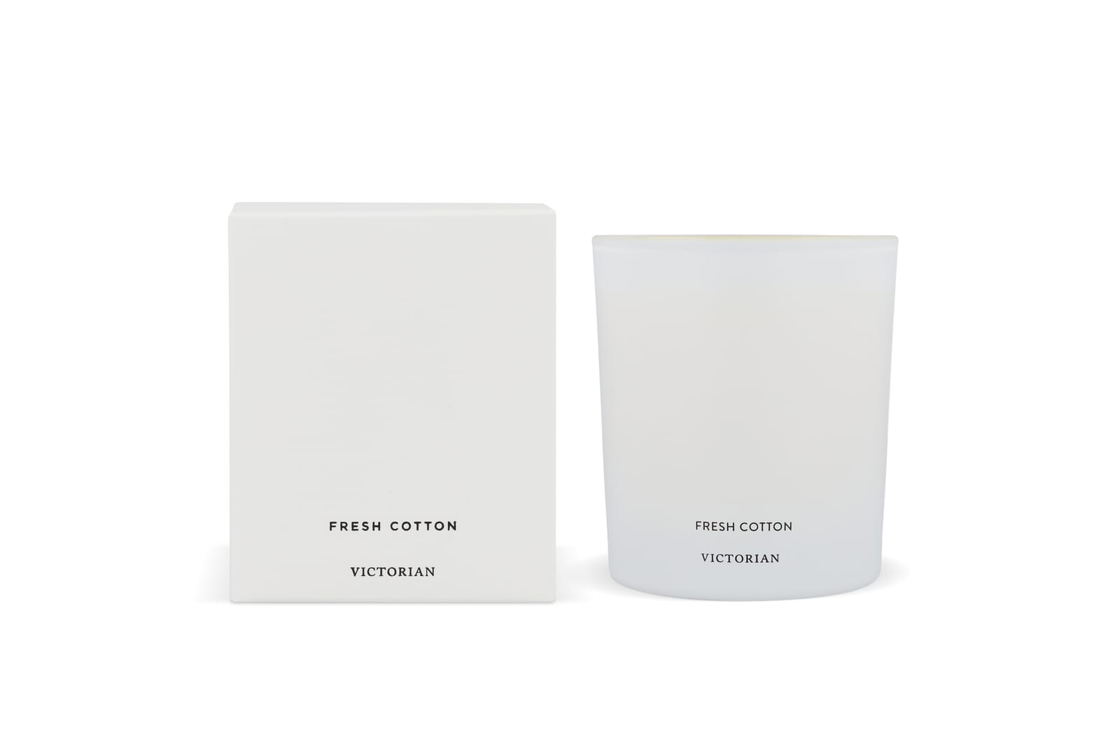 Bougie en Coton Frais Victorien - Puisserguier imprimé avec logo