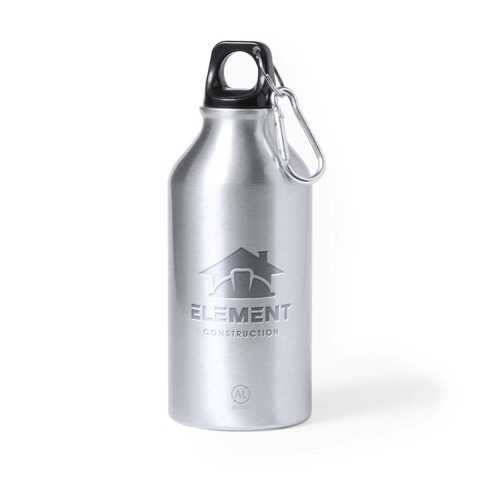 Nachhaltige Aluflasche 400ml - Grimma  bedrucken mit Logo